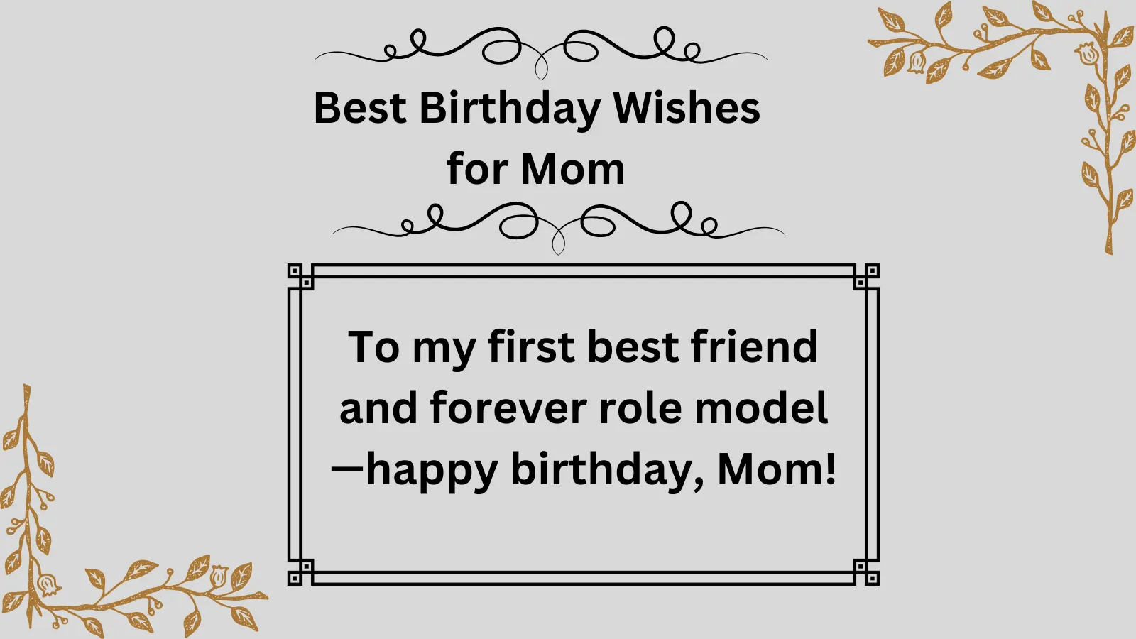 Best Birthday Wishes for Mom