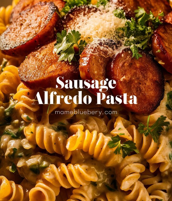 Smoked Sausage Cajun Alfredo Pasta