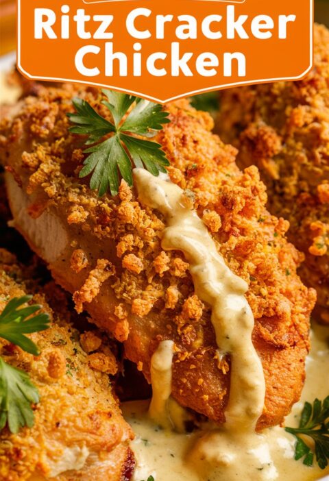 Crispy Ritz Cracker Chicken
