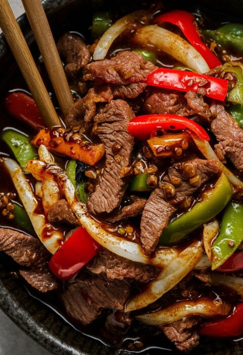 Beef Stir Fry with Rice