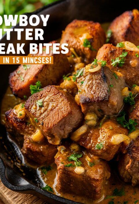 Smothered Steak Bites