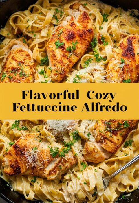 Spicy Cajun Chicken Fettuccine