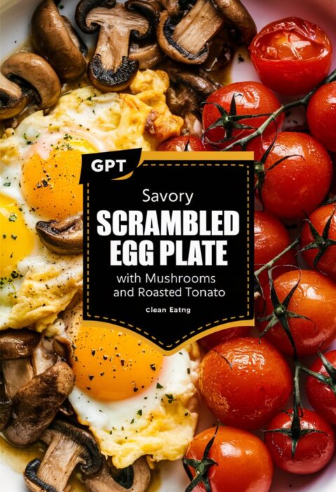 Savory Scrambled Eggs with Mushrooms