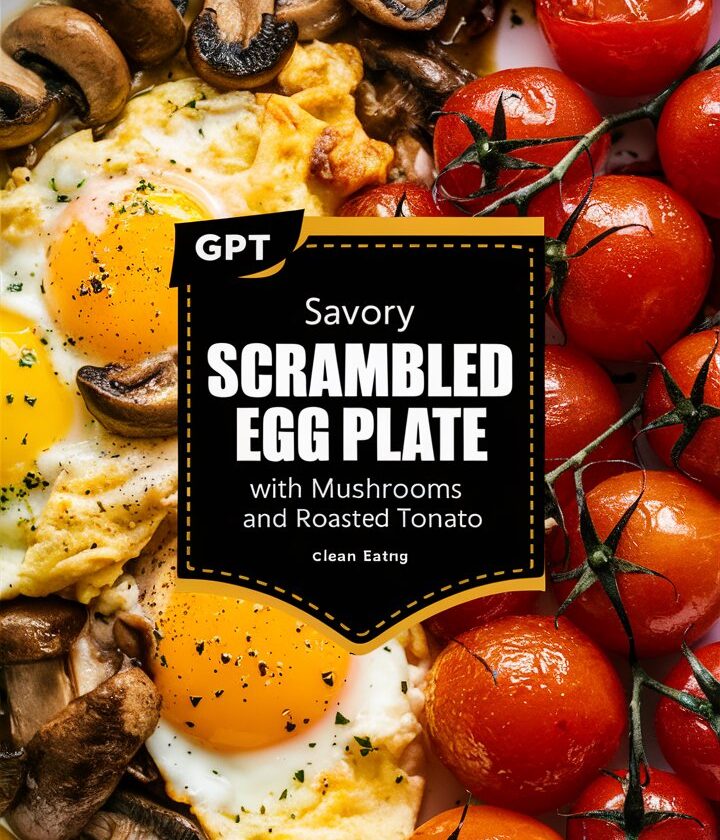 Savory Scrambled Eggs with Mushrooms