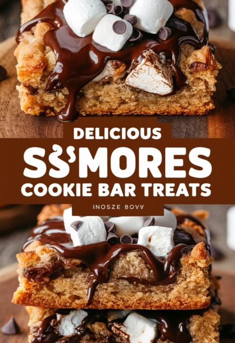 The Ultimate Gooey S’mores Cookie Bars Recipe