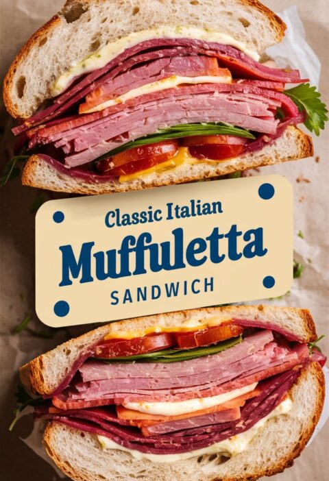 Classic Italian Muffuletta Sandwich