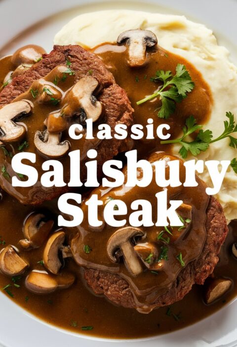 Salisbury Steak with Mushroom Gravy