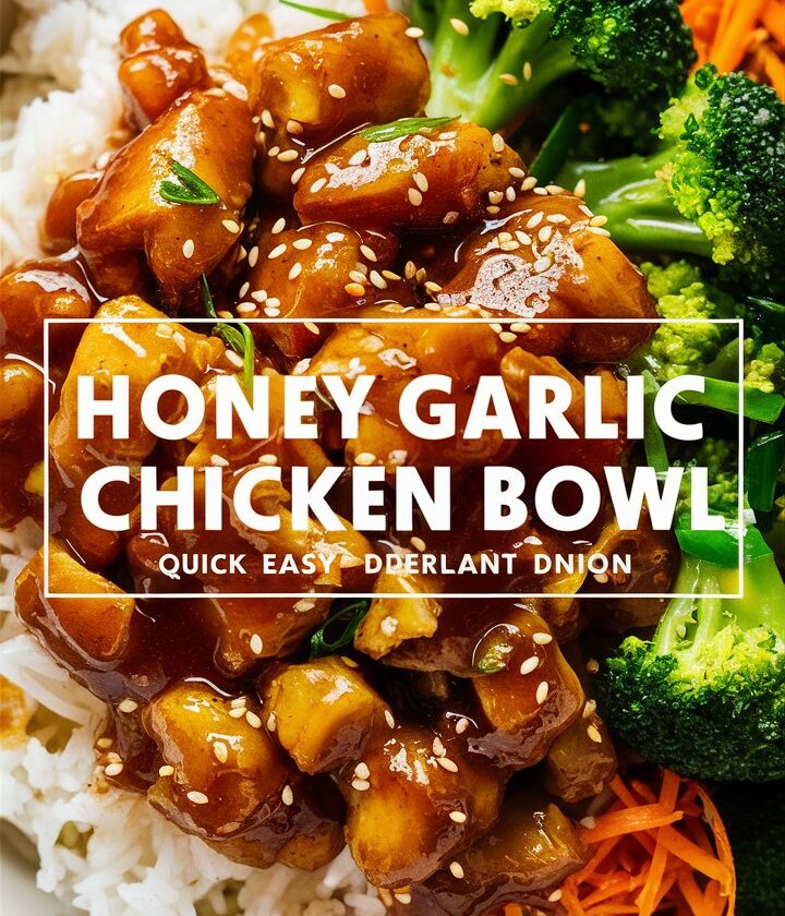 Honey Garlic Chicken Rice Bowls