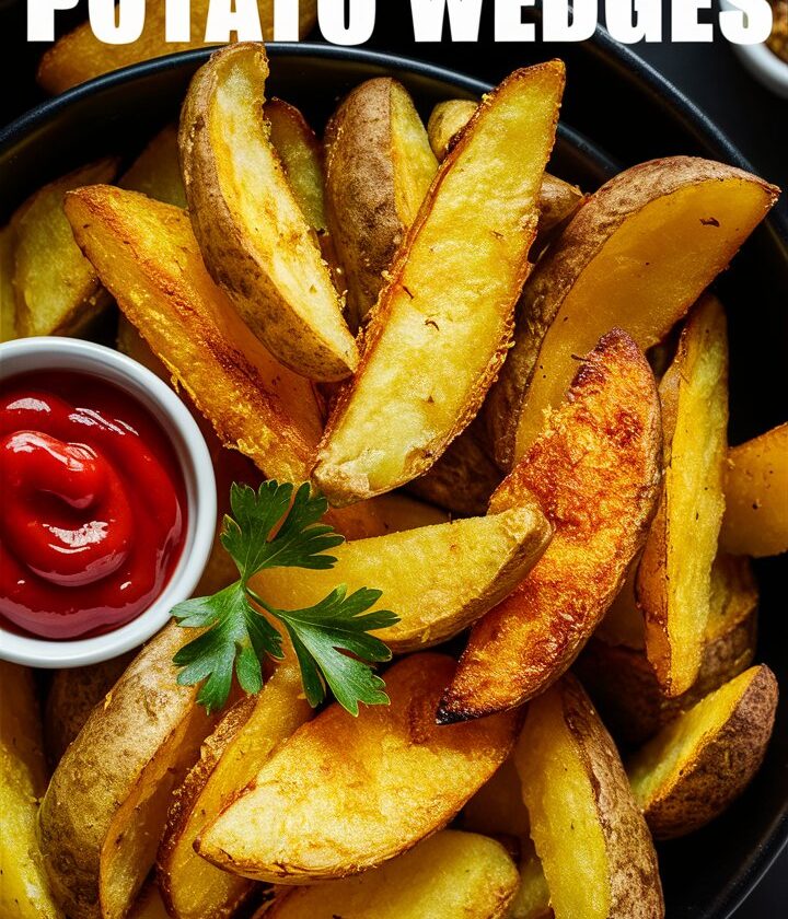 Air Fried Potato Wedges Recipe