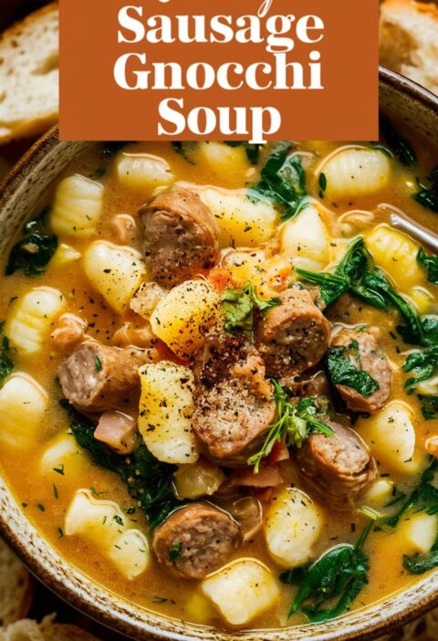 Creamy Sausage Gnocchi Soup Recipe