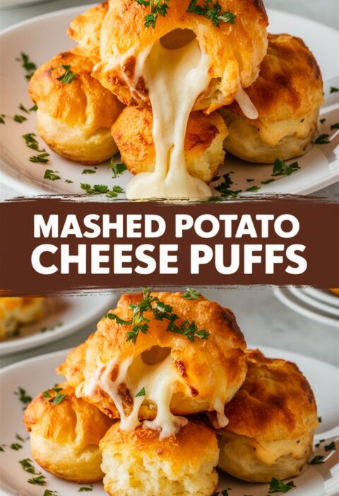 Leftover Mashed Potato Cheese Puffs Recipe