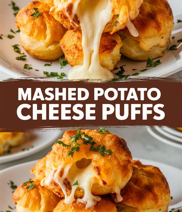 Leftover Mashed Potato Cheese Puffs Recipe