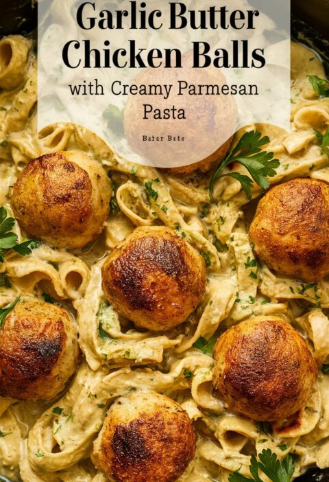 Garlic Butter Chicken Balls Recipe