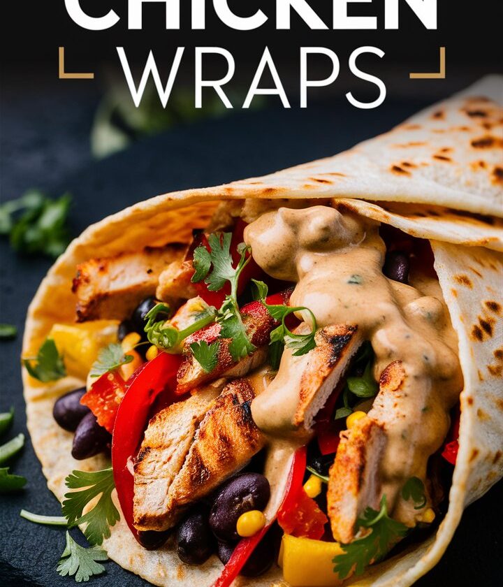 Southwest Grilled Chicken Wraps Recipe