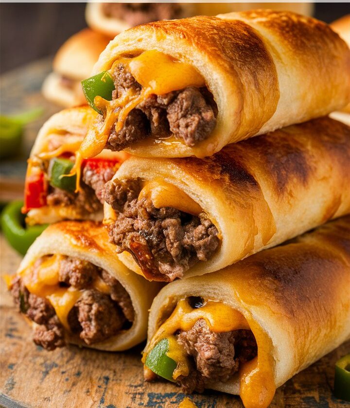 Keto Philly Cheesesteak Roll Ups Recipe